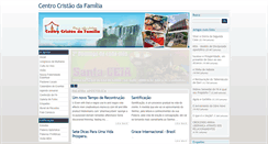 Desktop Screenshot of centrocristaodafamilia.com.br