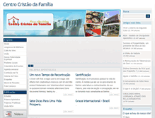 Tablet Screenshot of centrocristaodafamilia.com.br